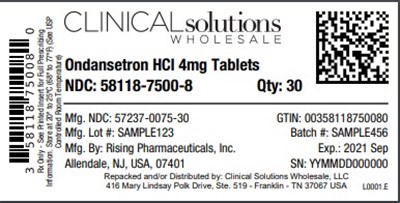 Ondansetron 4mg Tablets